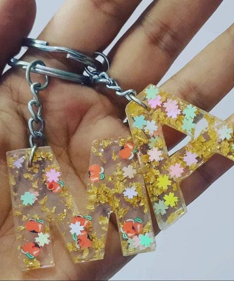 Resin Shakers keychain