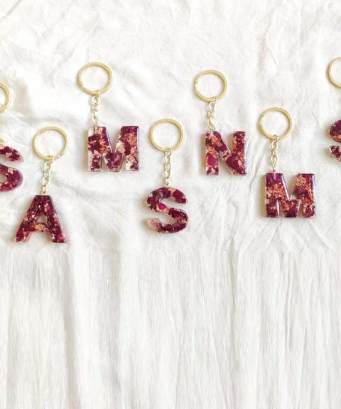 Rose Petals Keychain