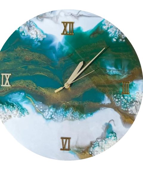 Ocean Resin Clock