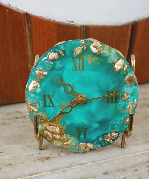 Resin Ocean Color Clock