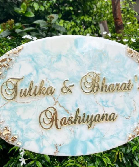 Resin Housing Name Plate